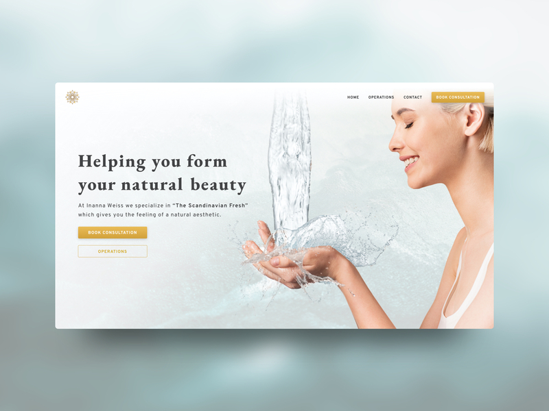 Web Design | Plastic Surgery Clinic beauty clean clean ui clinic doctor fresh health health care organic plastic surgery ui web webdesign website wellness wordpress