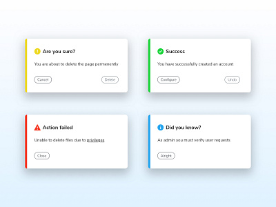 Modal Alerts for Saas Platform