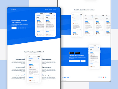 Legalaid - Lawyer Finder App Landing adobe adobexd app applanding application design design finder firstshot landing lawyer mobile ui uiux ux design