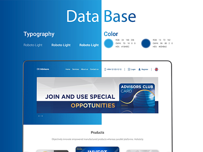 Database data landing page landing page design uxui web design website website design