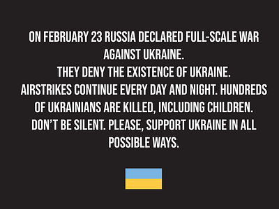 STAND WITH UKRAINE