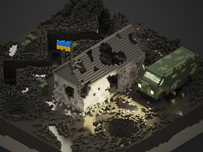 Once Upon a Time in the East uaf ukraine voxel war