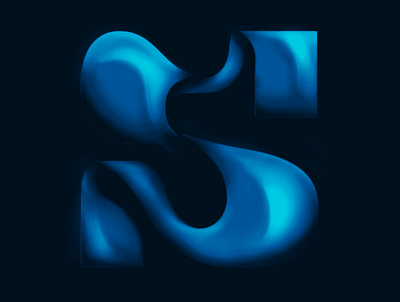 S letter sculpting typography typography art typography design