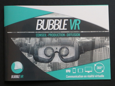 Bubble VR adobe design graphic graphic design icon infographics logo startup virtual reality