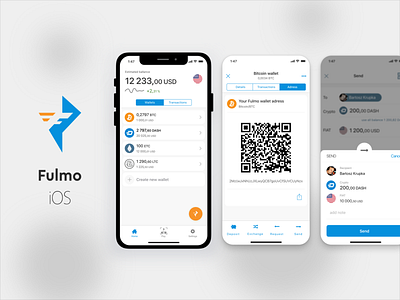 Fulmo - cryptocurrency wallet for iOS @2018