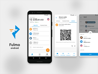 Fulmo - cryptocurrency wallet for Android @2018