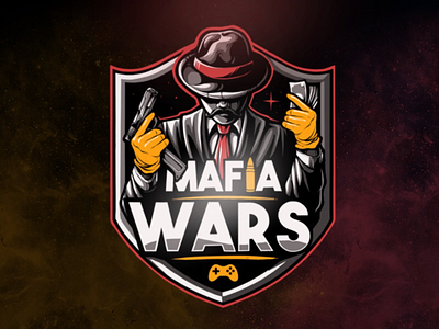 Mafia Wars esport game gaming gun logo mafia war