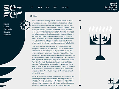 SEFER – website foundation design foundation graphic design identity jew judaic landing minimal design page sefer site typography ui ux visual identity web web design webdesign website www