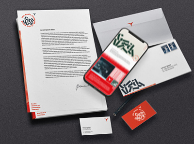 Four free PSD identification mockups branding business card corpoorate design download envelope free identification identity logo mobile mockup paper photoshop psd temple