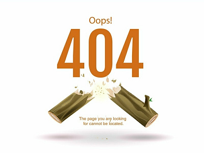 Hull Forest error page 404 page adobe illustrator design inspiration web design website