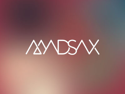 Madsax custom id lettering logo vector