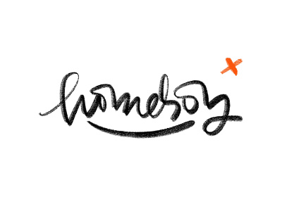 homeboy brush calligraphy digital font handlettering handmade illustration ipad pro lettering procreate