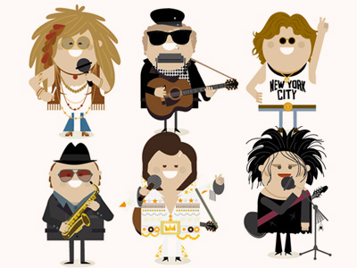 Musicon4 cadiz character classics icon illustration music vector