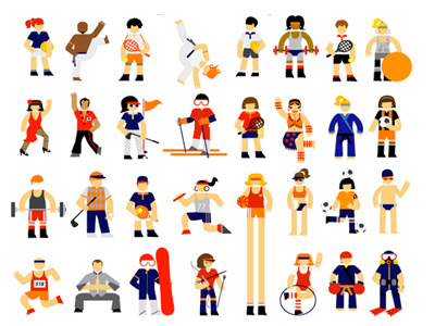 Sport Icons v.1 design icon illustration sport vector