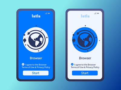 Button Browser Illustration