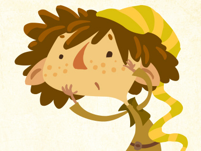 Gnome character design illustration