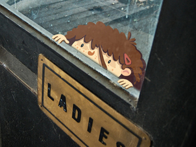 "Ladies" character illustration photo vector
