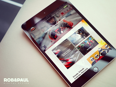 Pallas Karting & Paintball design ecommerce web web design