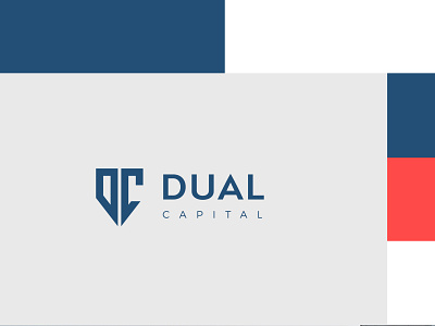 Dual Capital Logo branding design logo