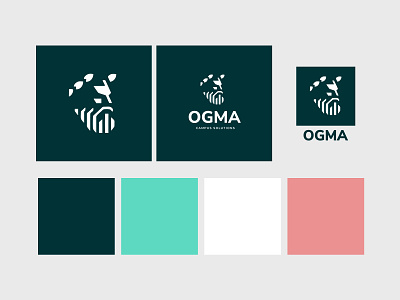 OGMA Campus Solutions branding design print vector