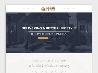 Alber Homes - Website Design