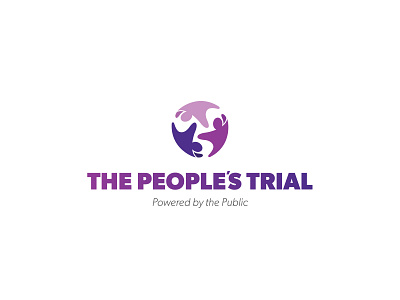 The Peoples Trial branding logo web design