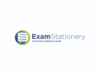 Exam Stationary branding design web design