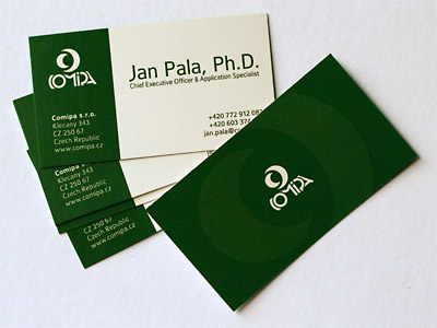 Comipa business card logo