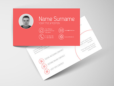 Just playing with simple modern business card