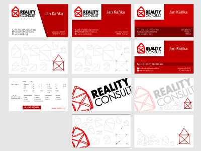 Business Card for Reality Consult brand business card