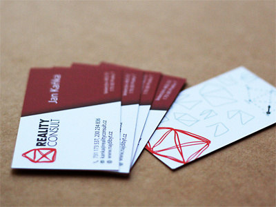 Reality Consult - final business card brand business card