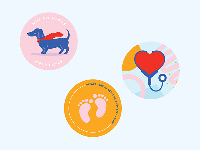 NICU Nurse Stickers illustraion illustrator nurse