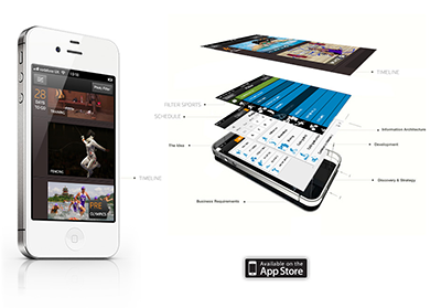 Olympics app for iphone design interface ipad iphone olympics ui ux