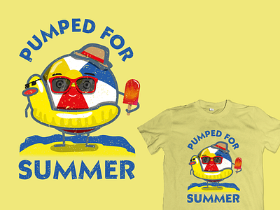 Pumped For Summer T-Shirt Design