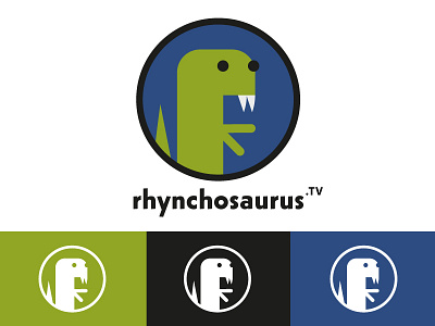Rhynchosaurus Children's TV Logo Concept animal alphabet children art dinosaur kids art logo