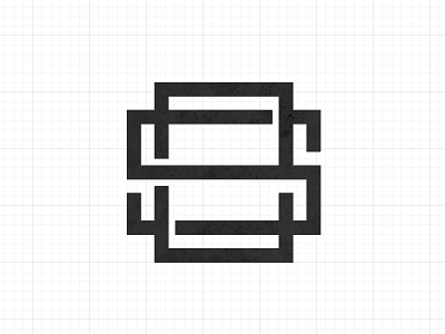 Monogram ES graphic design illustrator logotype monogram