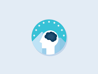 Icon Design - Mind head icon icon design logo logo design meditation mind
