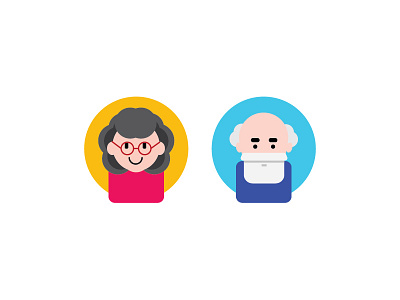 Icon Design - Elderly people adults design elderly icon icon design people senior