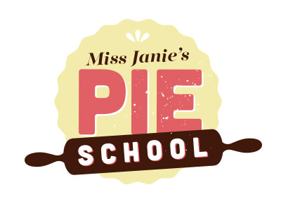 Pie School Logo illustration logo pie