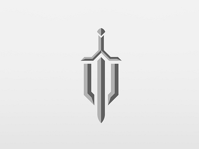 'Sword & Shield' Logo branding logo sword
