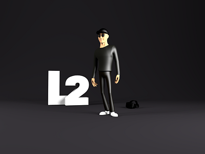 L2 - 3D Avatar 3d ar avatar c4d character illustration render vr website