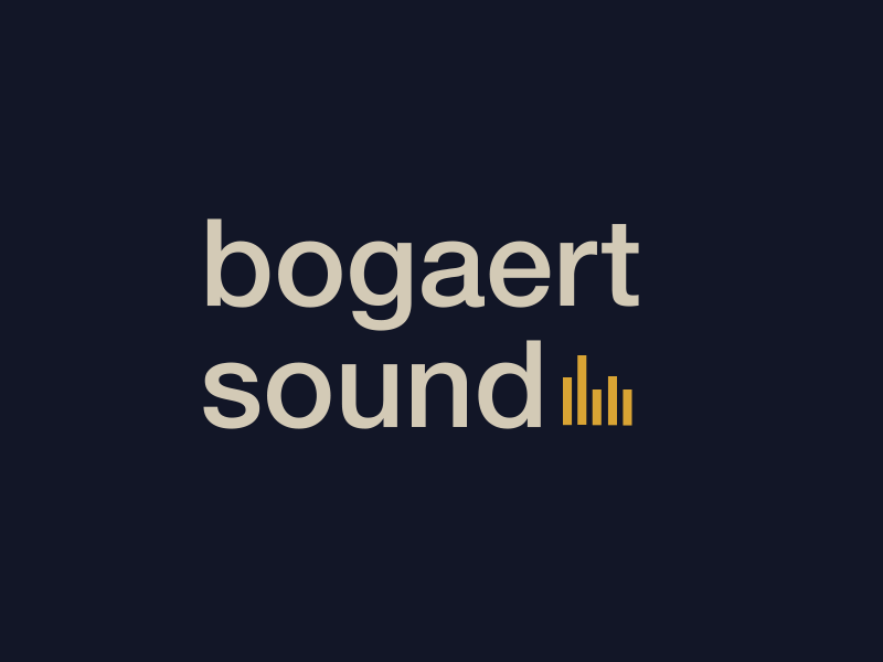 Bogaert Sound animation audio logo sound