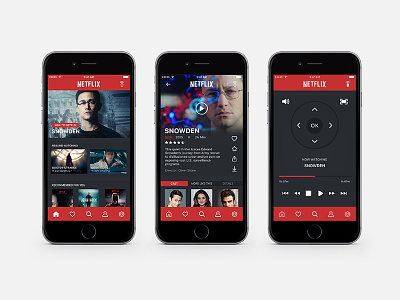 Netflix for Mobile - Reimagined app design mobile netflix responsive
