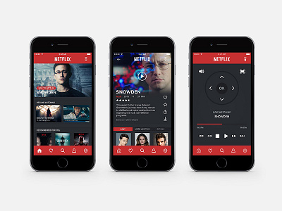 Netflix for Mobile - Reimagined