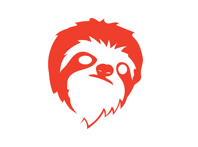BRADIPO DISCHI branding logo logotype monogram red orange sloth