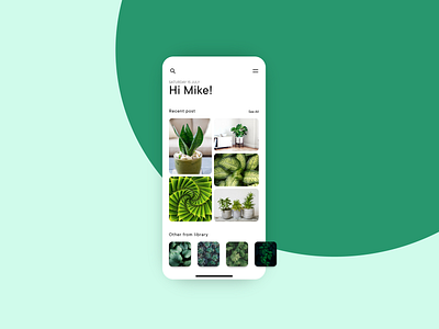 Concept app - Home app design homepage ui ux web