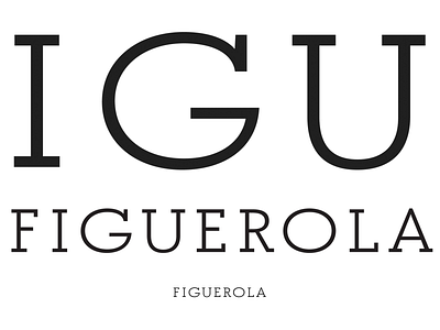 Figuerola word-mark caps font custom type slab serif type design typeface design word mark