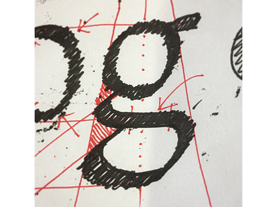 Seven tricks to draw a well functioning Roman lowercase letter g design drawing type font g glyph tricks of the trade type design type@cooper typeface typeface design