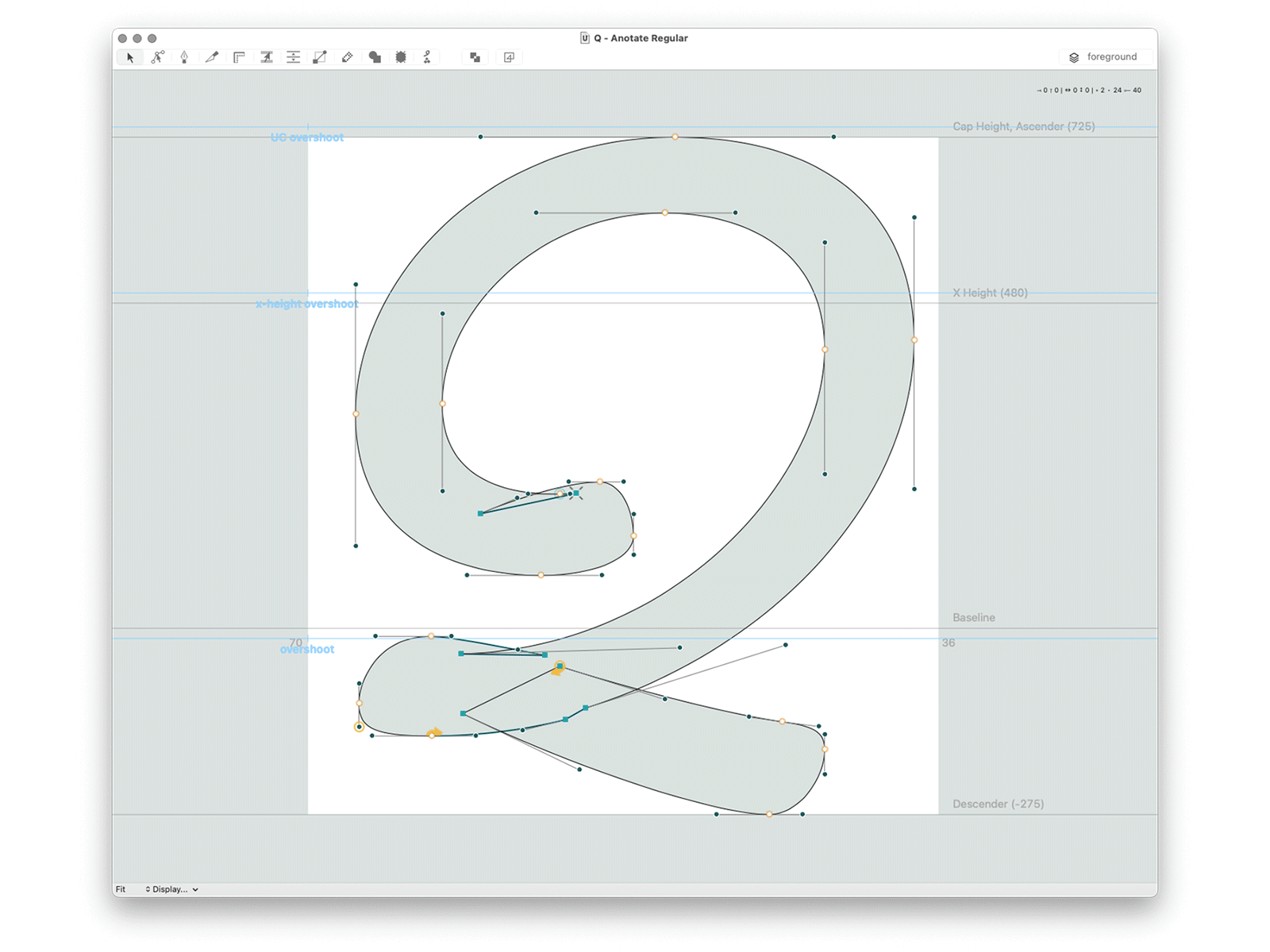 Anotate – A new marker font in the making