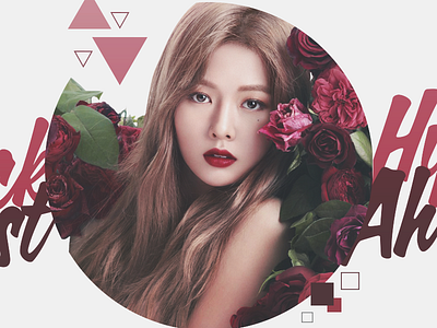 [YOUTUBE ARTWORK] HyunA - Blacklist amateur artwork beginner hyun a kpop newbie template youtube